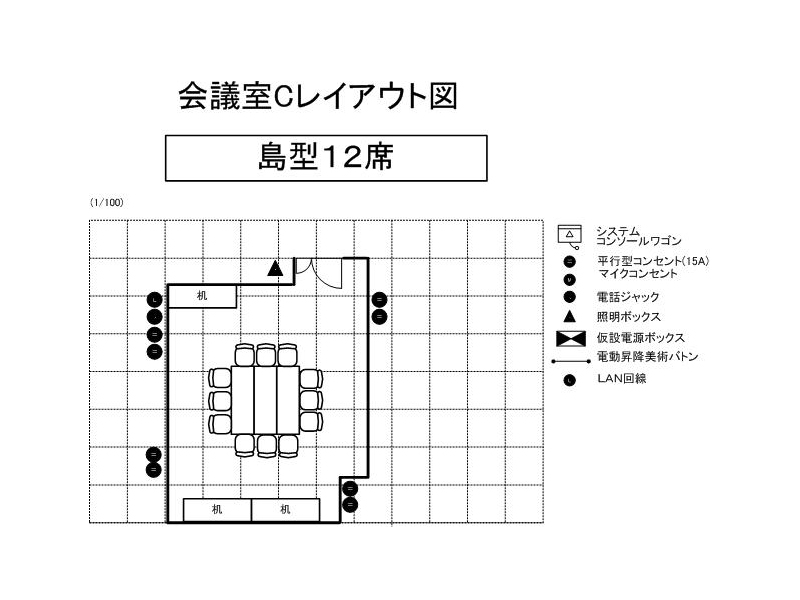 会議室Ｃ レイアウト例(5)
