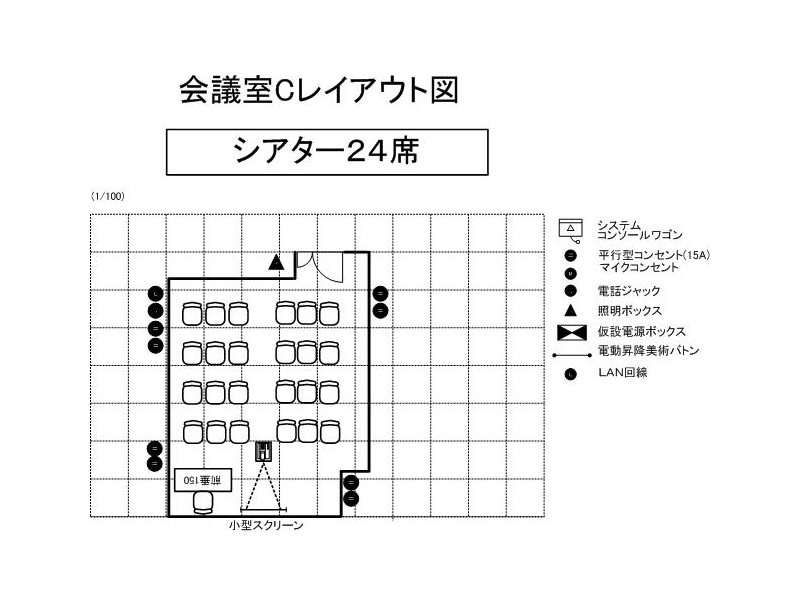 会議室Ｃ レイアウト例(1)