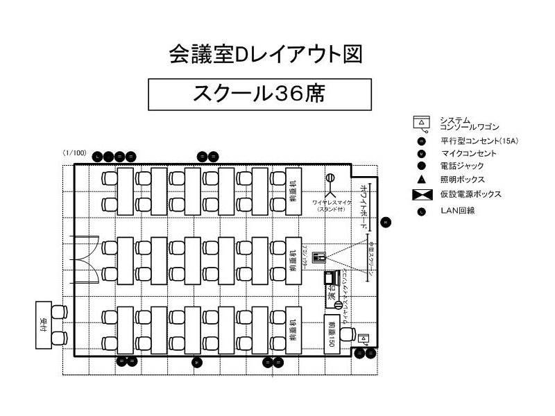 会議室Ｄ レイアウト例(2)