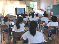 キャリア教育授業 in 清水北小学校
